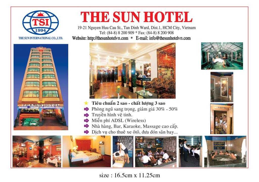 The Sun Hotel Ho Şi Min Dış mekan fotoğraf